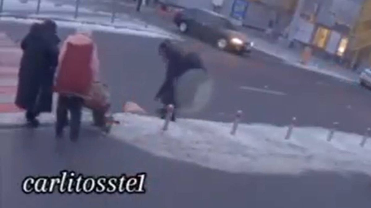 Przechodnie rzucili się na pomoc ukraińskiemu weteranowi