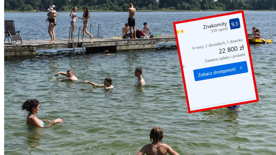Ceny za wakacje w Polsce nawet 22 tys. zł