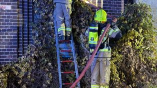 Poznań: Nocny pożar pod miastem. Objął ok 200m2 powierzchni