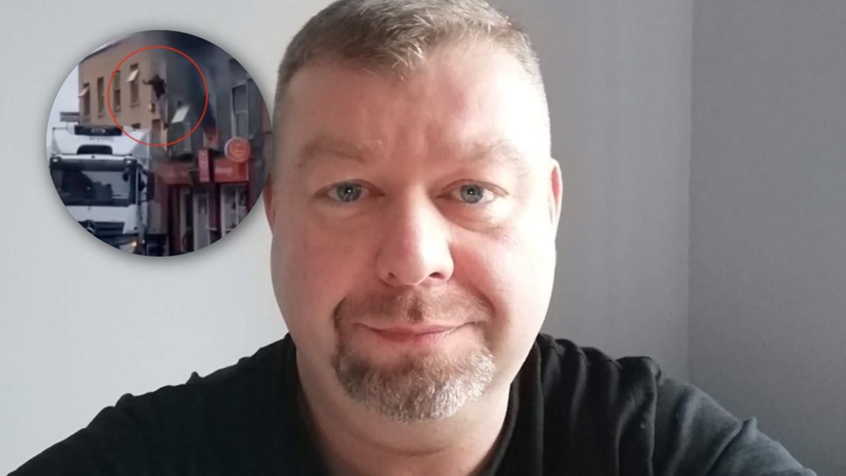 Tomasz Zaręba uratował życie człowieka.