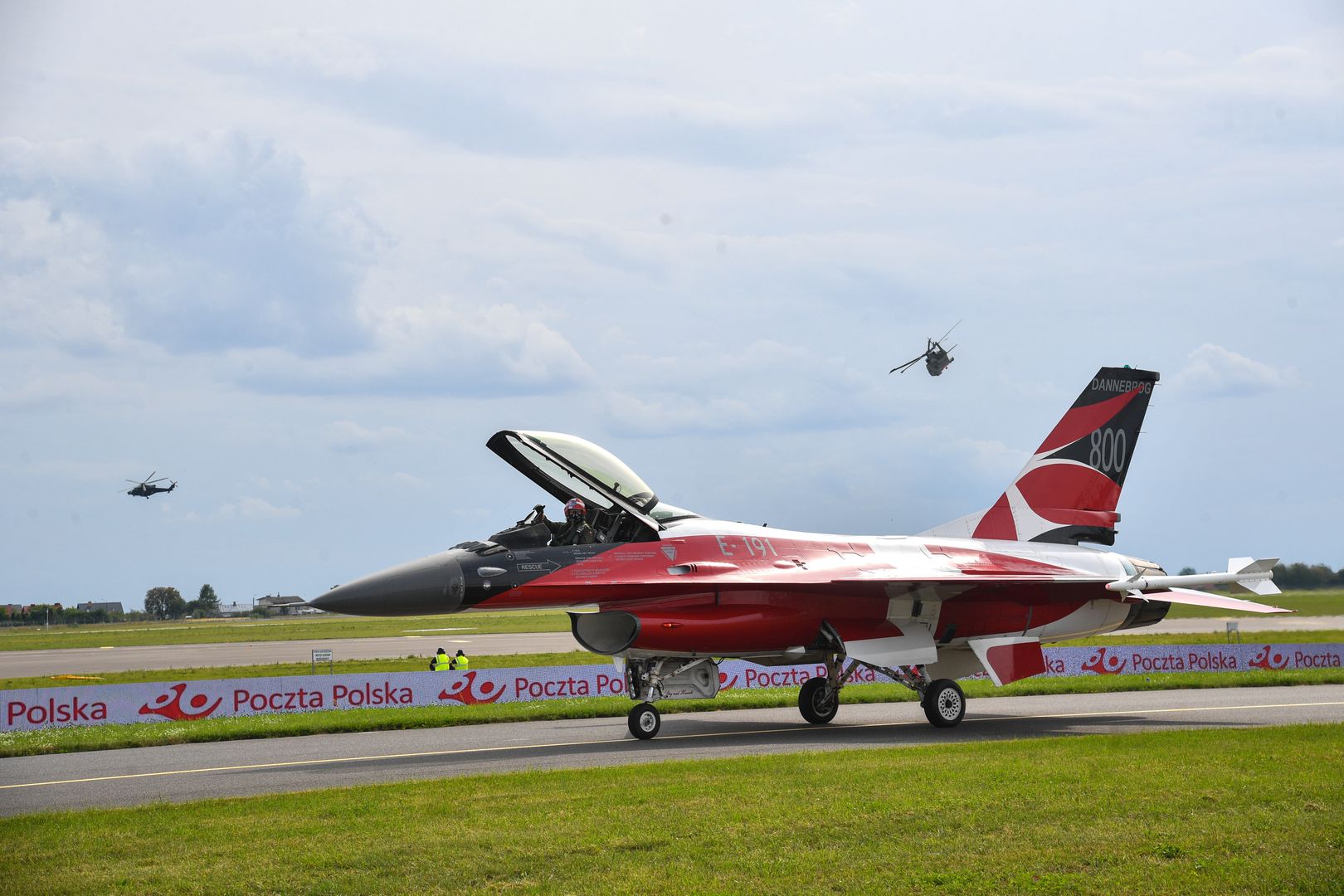Duński F-16A/B MLU podczas Radom  Air Show.