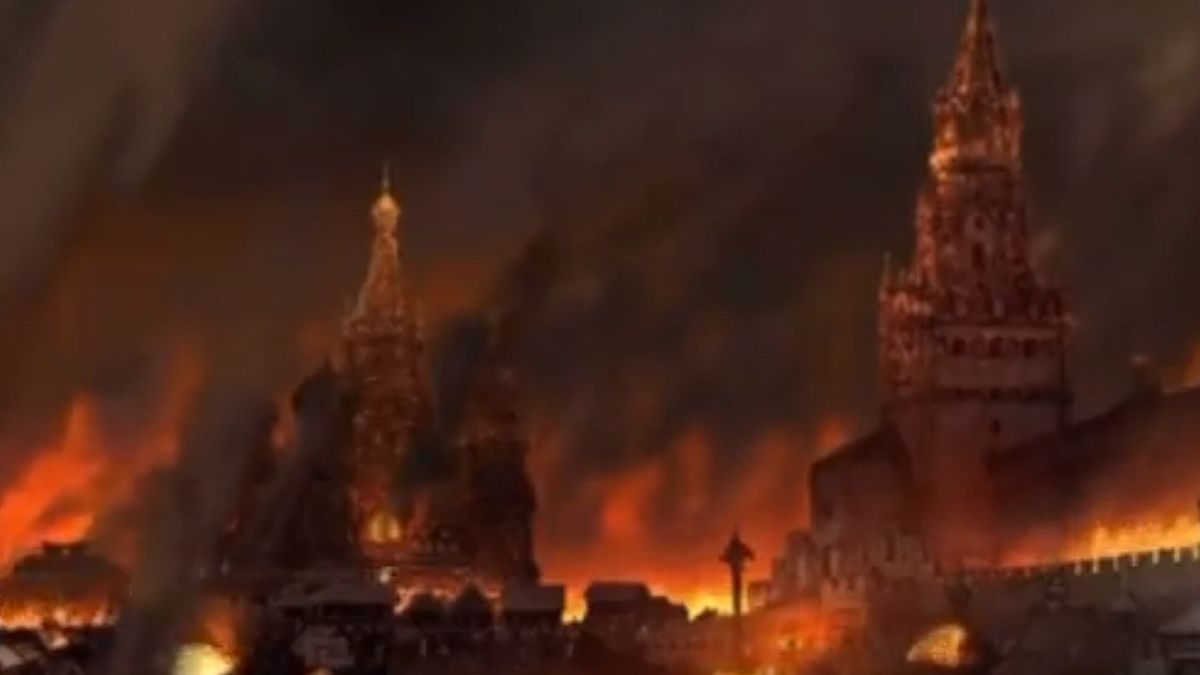 Kadr z filmu wyświetlanego na stronach zhakowanych przez CH01.