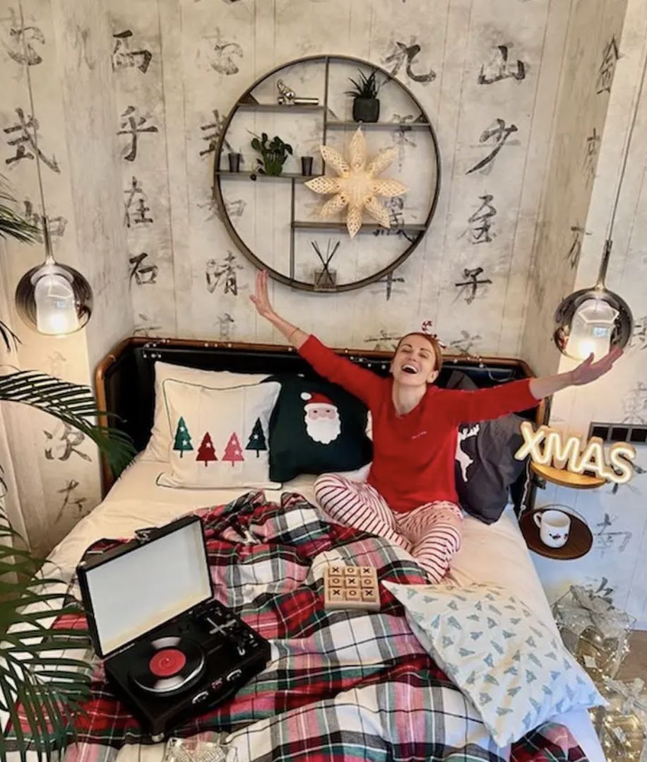 Katarzyna Zielińska w sypialni