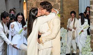 Dove Cameron i Damiano David WZIĘLI ŚLUB! Tak wyglądała bajkowa uroczystość w Toskanii (ZDJĘCIA)