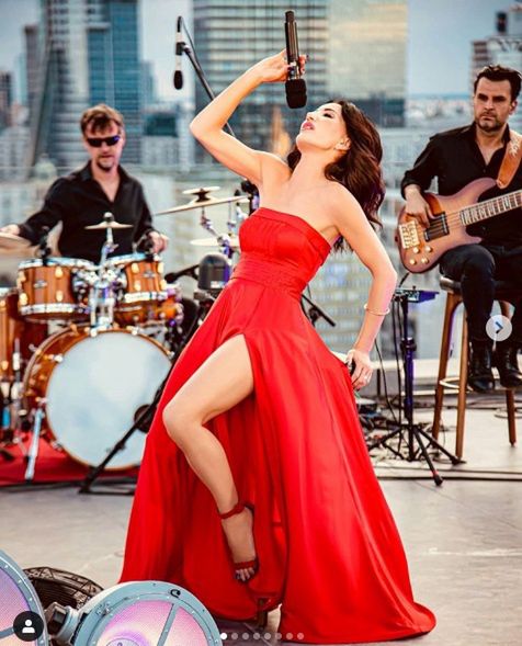 Justyna Steczkowska zagrała koncert na dachu