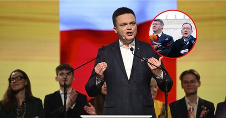 Hołownia uderza w Wąsika i Kamińskiego. Powiedział o "noclegowni" w pałacu