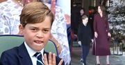 Stanowcza reakcja księcia George'a. Nie chciał iść z Kate Middleton za rękę! (WIDEO)