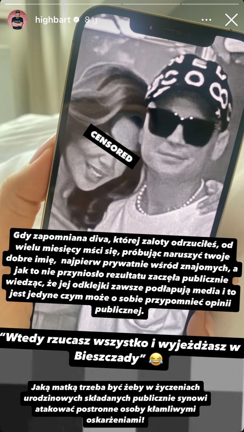 Bart Pniewski zaczepia Edytę Górniak
