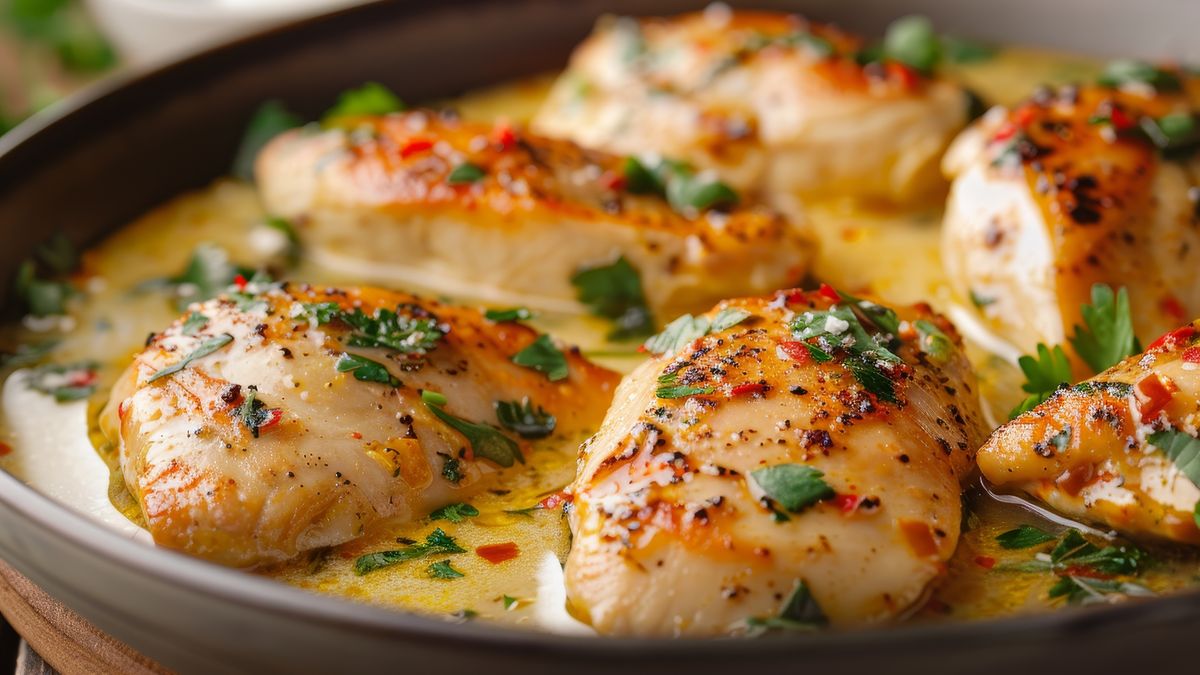 Filet z kurczaka w sosie curry