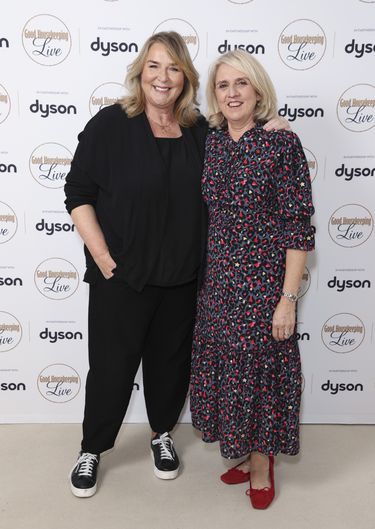 LONDON, ENGLAND - OCTOBER 14: Fern Britton and Jackie Brown attend the Good Housekeeping Live event celebrating 100 years of the magazine, in partnership with Dyson on October 14, 2022 in London, England. (Photo by Mike Marsland/Getty Images for Good Housekeeping Live)