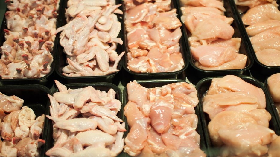 Raw chicken parts in the supermarket
A close-up view of raw chicken parts in the supermarket
Karl Tapales