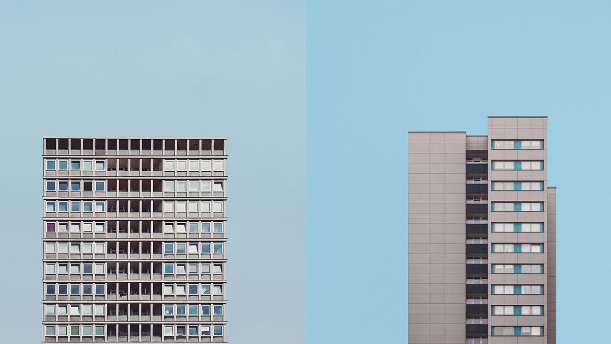 Wspomnienie powojennej architektury Berlina w projekcie Malte Brandenburga 1