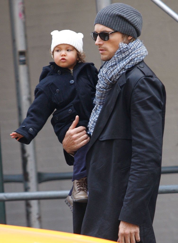 Gabriel Aubry z córką Nahlą