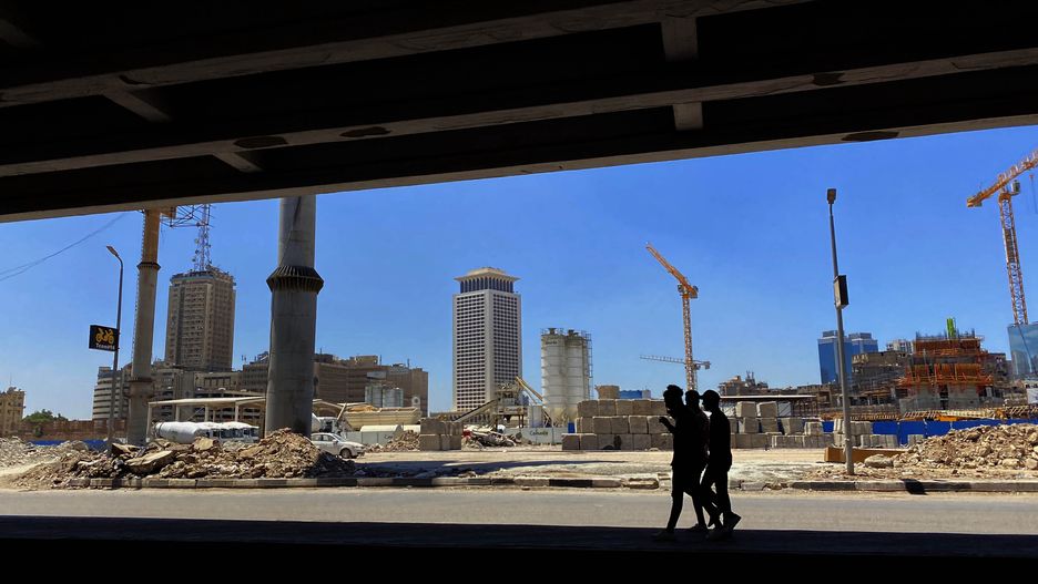 This picture taken on May 25, 2020 on the Second day of Eid al-Fitr, the Muslim holiday which starts at the conclusion of the holy fasting month of Ramadan, shows a view of a  Egyptian National Tv and Ministry of Foreign Affairs in city of Cairo . Egypt had previously announced a lengthening of its night-time curfew and other measures to prevent large gatherings during the Eid al-Fitr holidays. One of the most important dates in the Muslim calendar, it is traditionally celebrated with mosque prayers, family feasts and shopping for new clothes, gifts and sweet treats. (Photo by Mohamed Mostafa/NurPhoto via Getty Images)