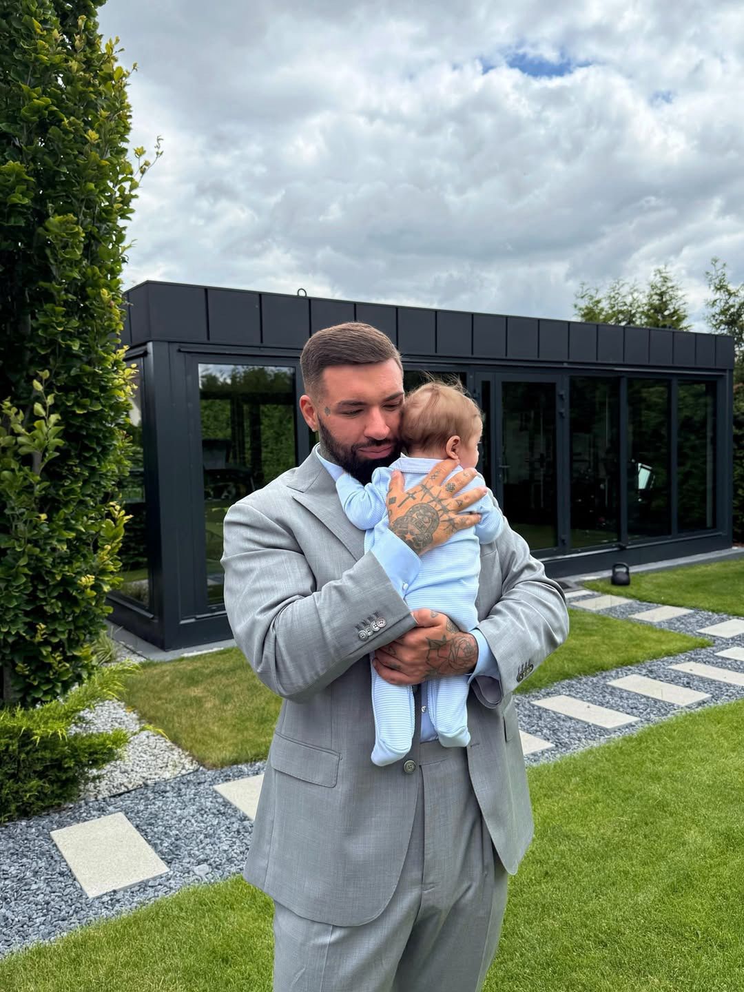 Daniel Majewski z synem