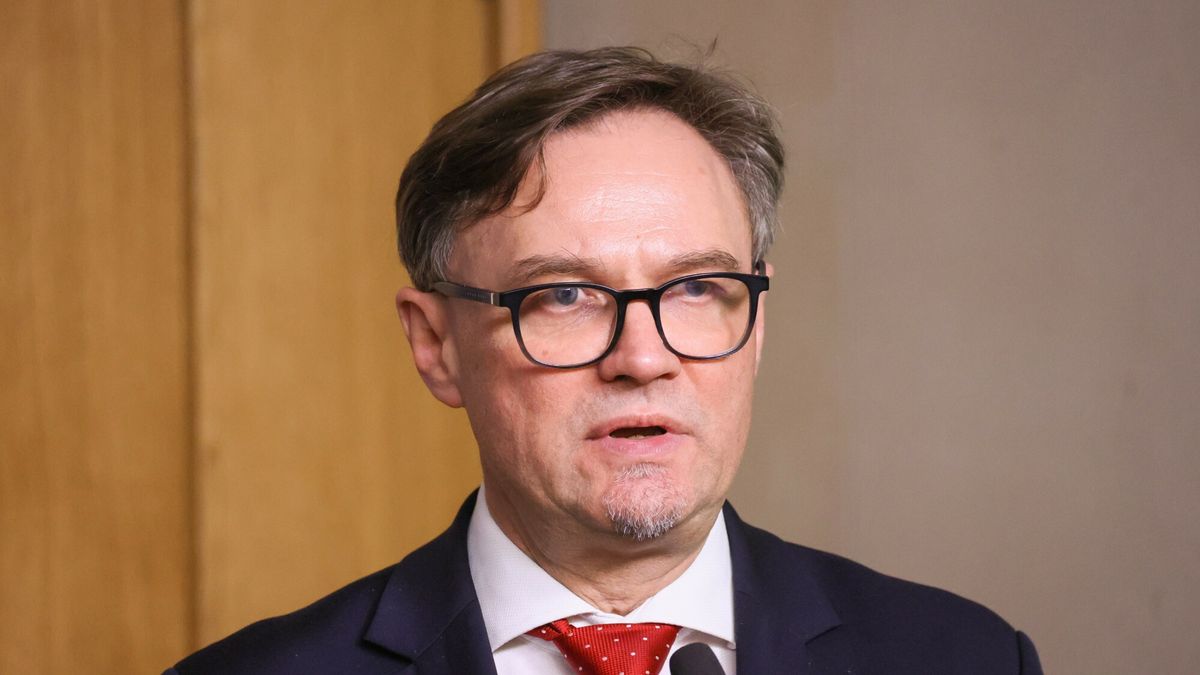 Konferencja prasowa szef�w dyplomacji Polski i S?owacji
Fot. Wojciech Olkusnik/East News, 13.03.2025. Warszawa. Konferencja prasowa ministrow spraw zagranicznych Polski i Slowacji - Radoslawa Sikorskiego i Juraja Blanara, w MSZ.
N/z: rzecznik MSZ Pawel Wronski
Wojciech Olkusnik