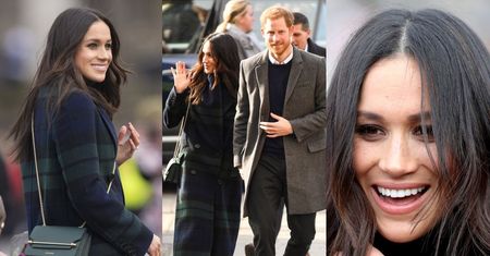Szczęśliwa Meghan Markle w płaszczu za 10 tysięcy pozdrawia poddanych w Szkocji (ZDJĘCIA)