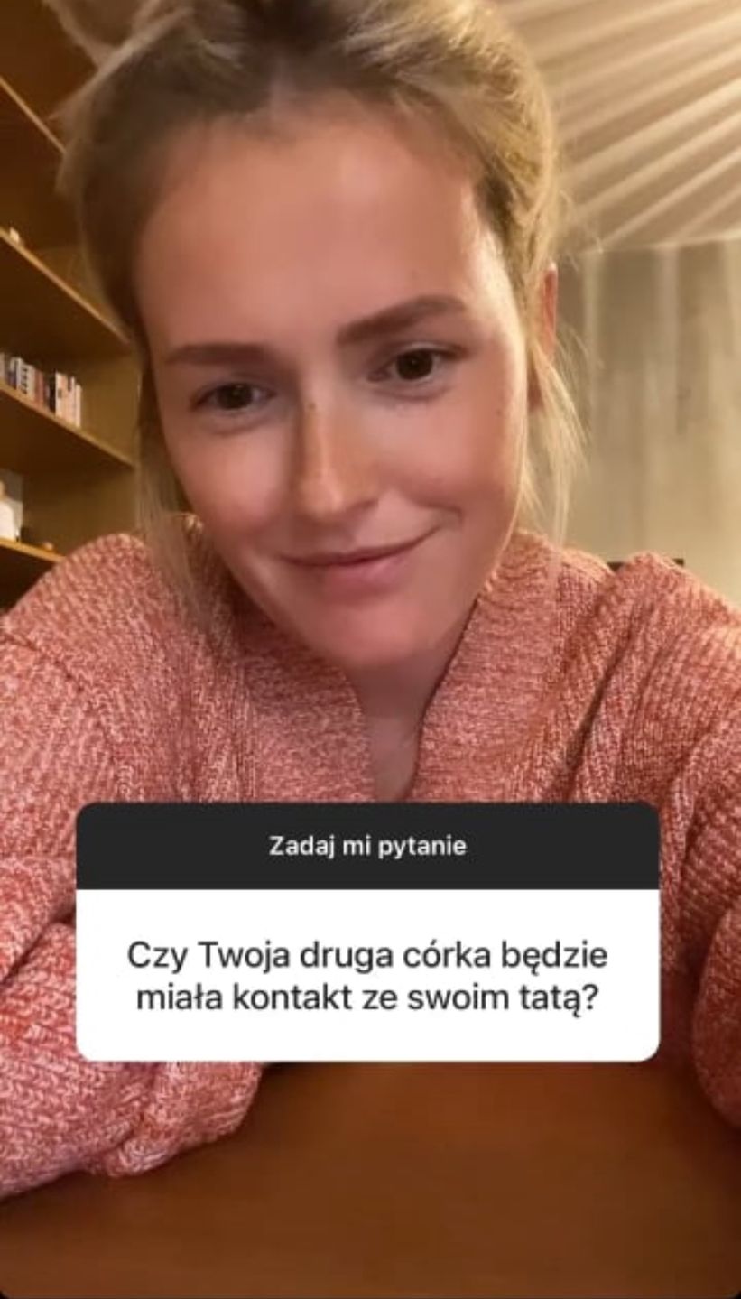 Olga Frycz odpowiada na pytania o ojca dziecka