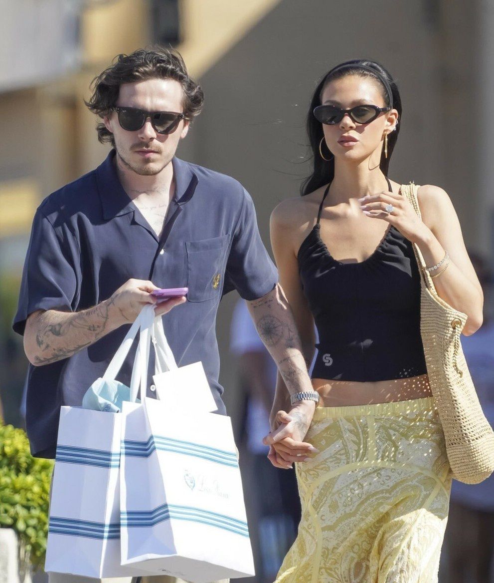 Brooklyn Beckham i Nicola Peltz w Saint-Tropez