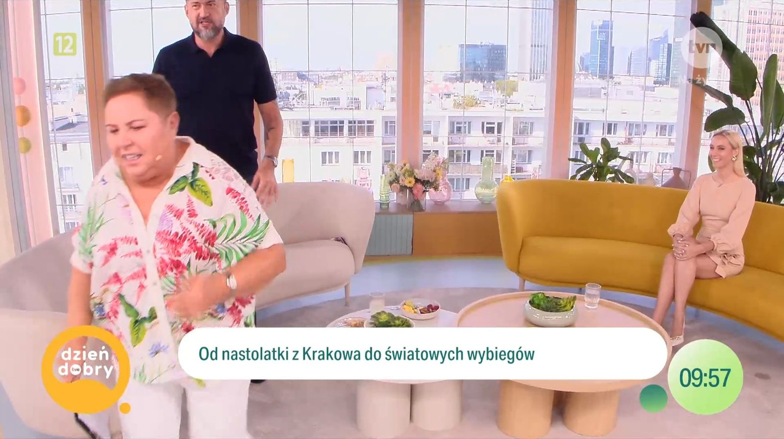 Dorota Wellman i Marcin Prokop w programie "Dzień Dobry TVN"