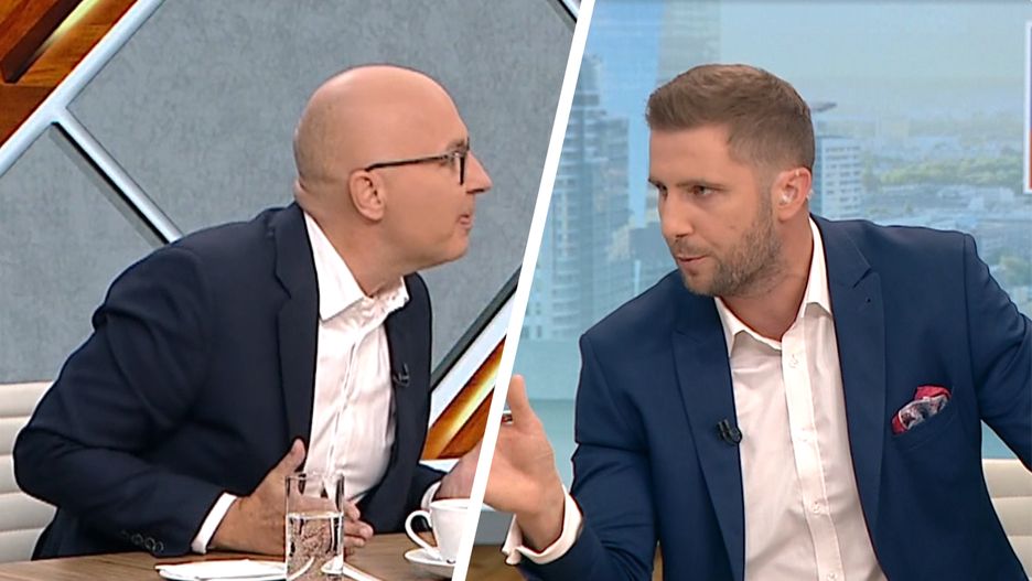 Robert Kropiwnicki i Miłosz Kłeczek starli się w programie "Woronicza 17" w TVP Info