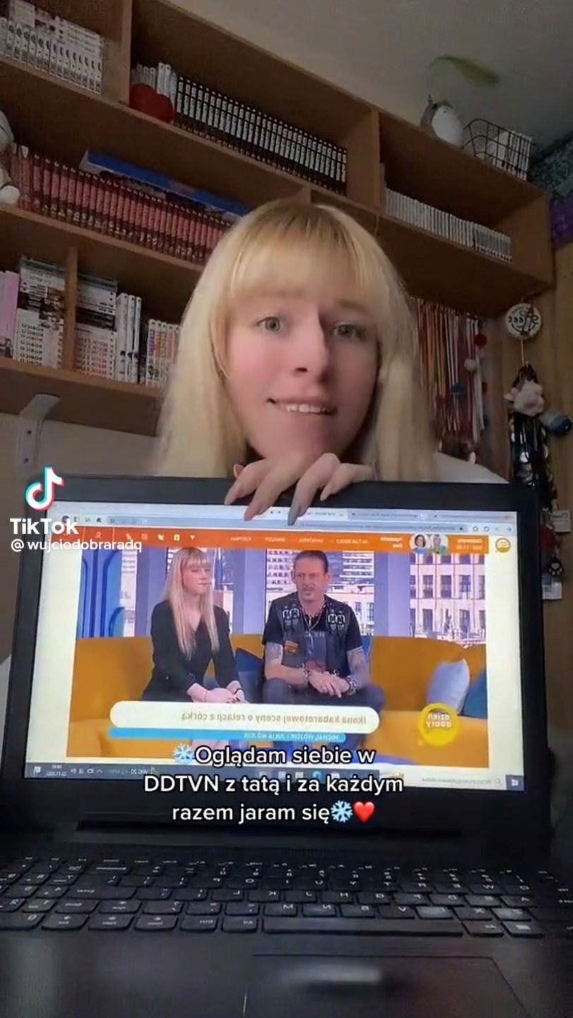 Julia Wójcik, córka Macieja Wójcika z Ani Mru-Mru