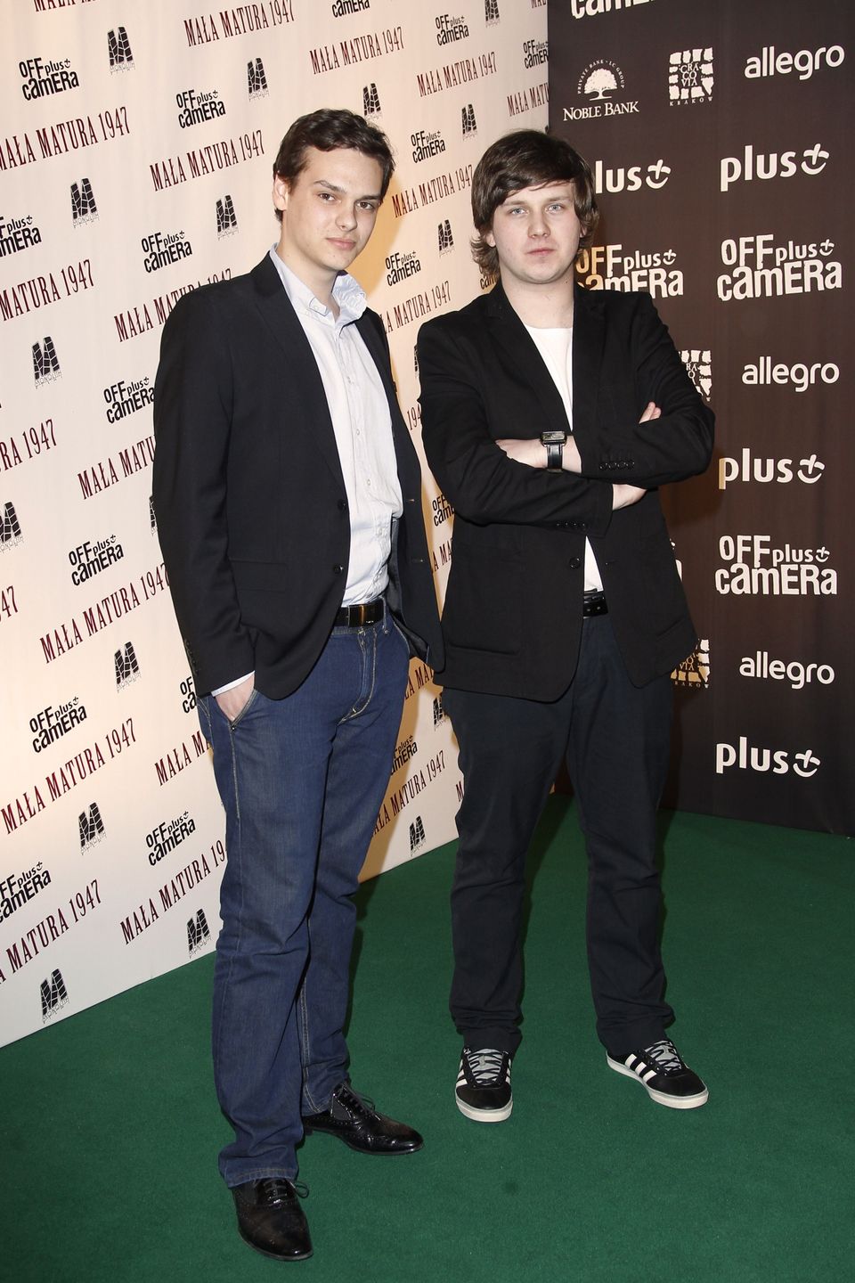 Adam Wróblewski i Antoni Królikowski w 2011 roku
