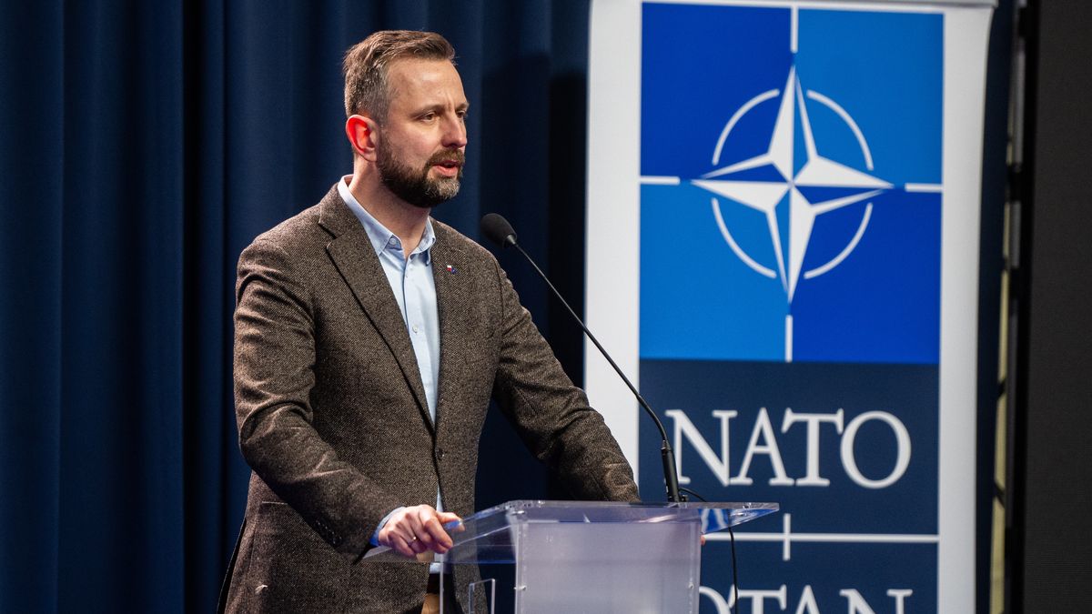 KORZENIEWO, POLAND - MARCH 5: Polish Defense Minister Wladyslaw Kosiniak Kamysz seen during the NATO Dragon 24 military exercise press conference on March 5, 2024 in Korzeniewo, Poland. Dragon 24 is a key element of NATO maneuvers as part of Steadfast Defender 24. About 20 thousand troops of 10 different countries take part of exercises. (Photo by Mateusz Slodkowski/DeFodi Images News via Getty Images)