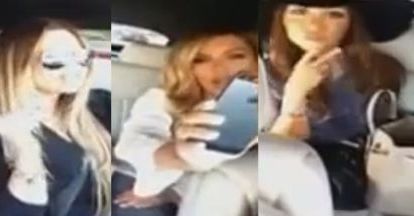 Kim, Khloe i Kourtney Kardahian ŚPIEWAJĄ W SAMOCHODZIE!