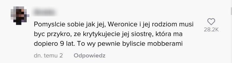Wersow pokazała siostrę 