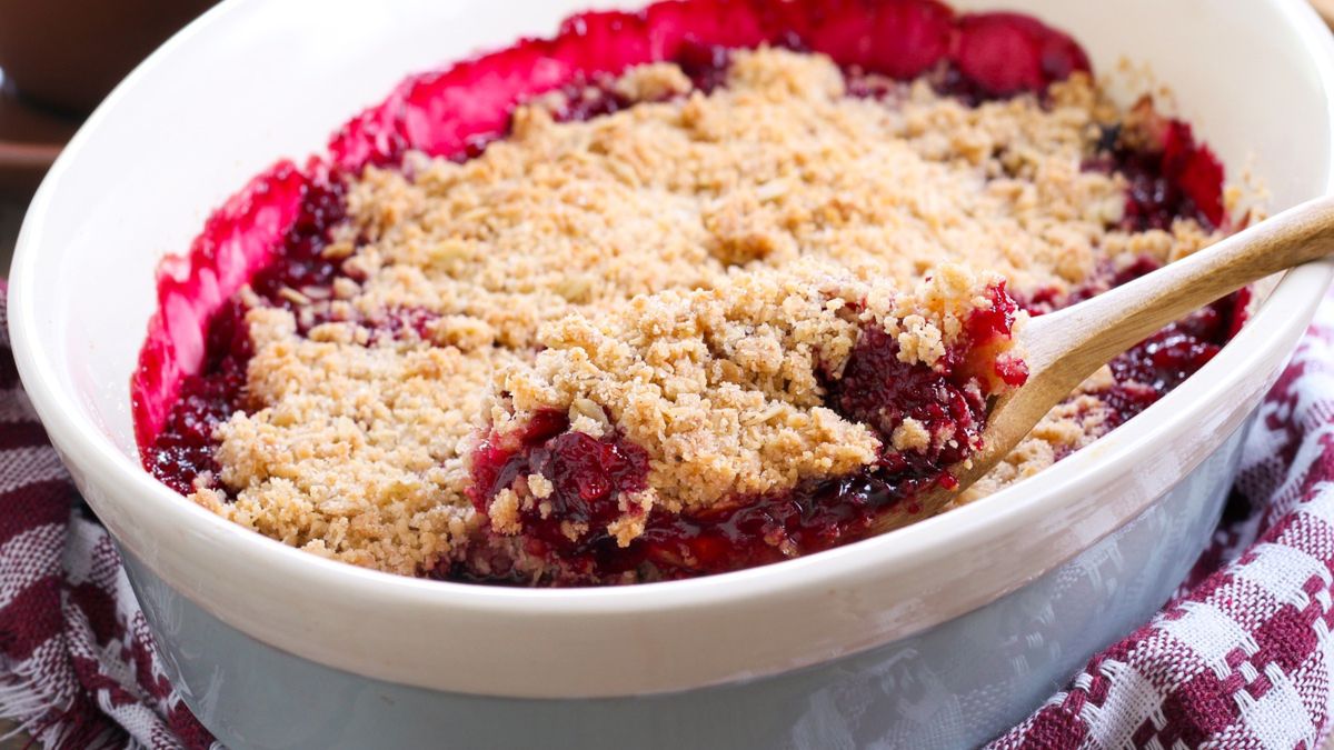 Prosty przepis na śliwki pod kruszonką