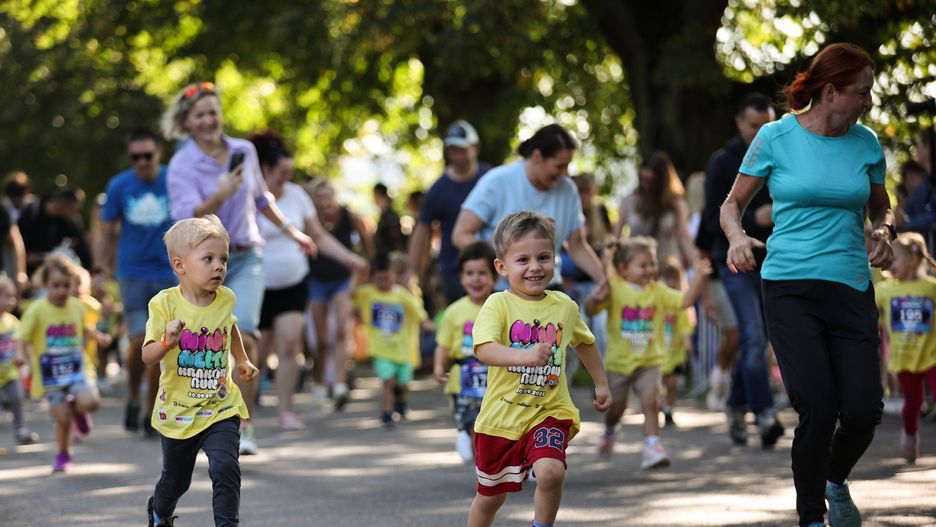 W Mini Melts Kraków Run zabawa byłą przednia