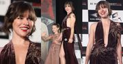 Milla Jovovich pokazuje nogi na premierze "Resident Evil"