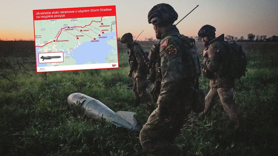 Ukraina zaatakowała przy pomocy Storm Shadow kilka rosyjskich pozycji na południu Ukrainy