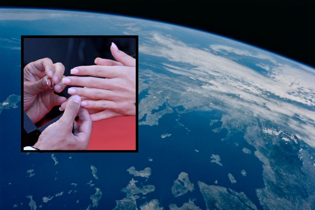 Można wykupić zaręczyny w kosmosie. W pakiecie z kolacją i widokiem