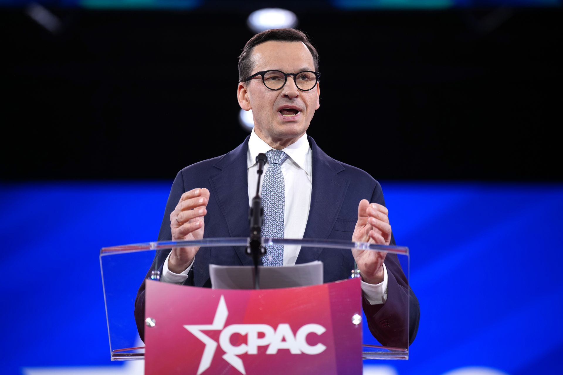 Morawiecki na CPAC w USA. "Moglibyśmy dyktować swoją wolę innym"
