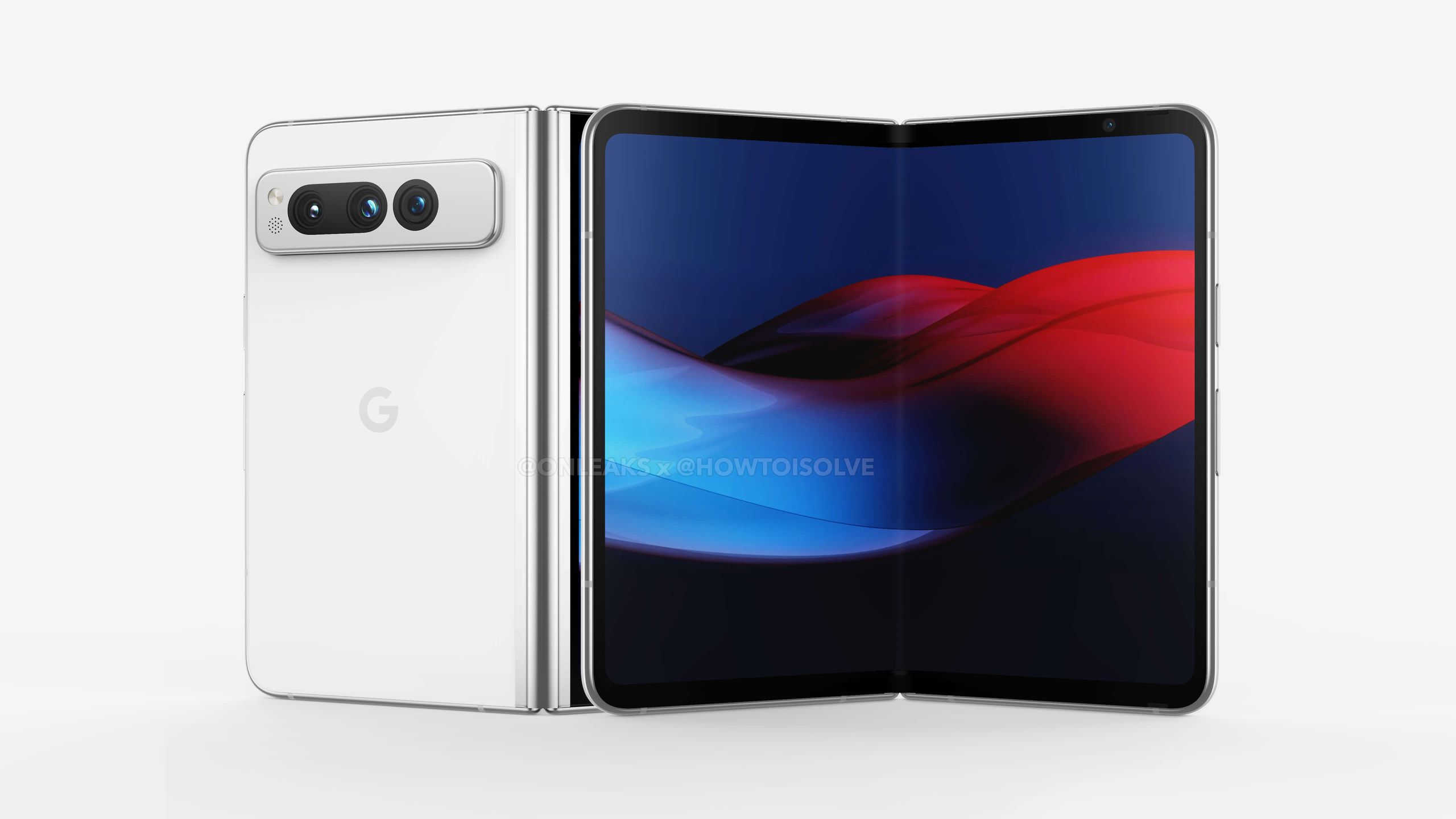 Google Pixel Fold: wizualizacja na podstawie przecieków
