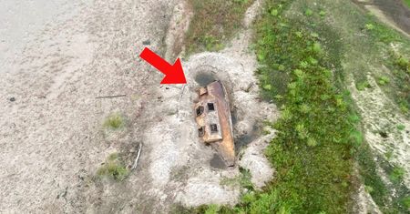 Przelatywał nad Wisłą. Dostrzegł nietypowy obiekt
