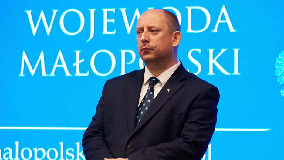 Wojewoda małopolski Krzysztof Klęczar