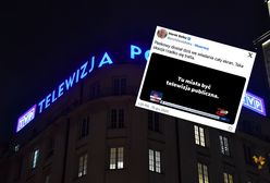 Przerwali audycję, czarne tło w TVP Info. Są reakcje