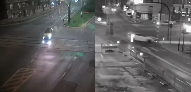 Wypadek samochodowy w Krakowie