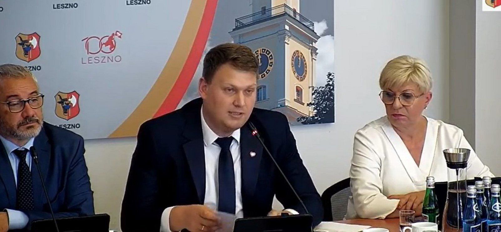 Patryk Józefowicz, przewodniczący Rady Miejskiej Leszna