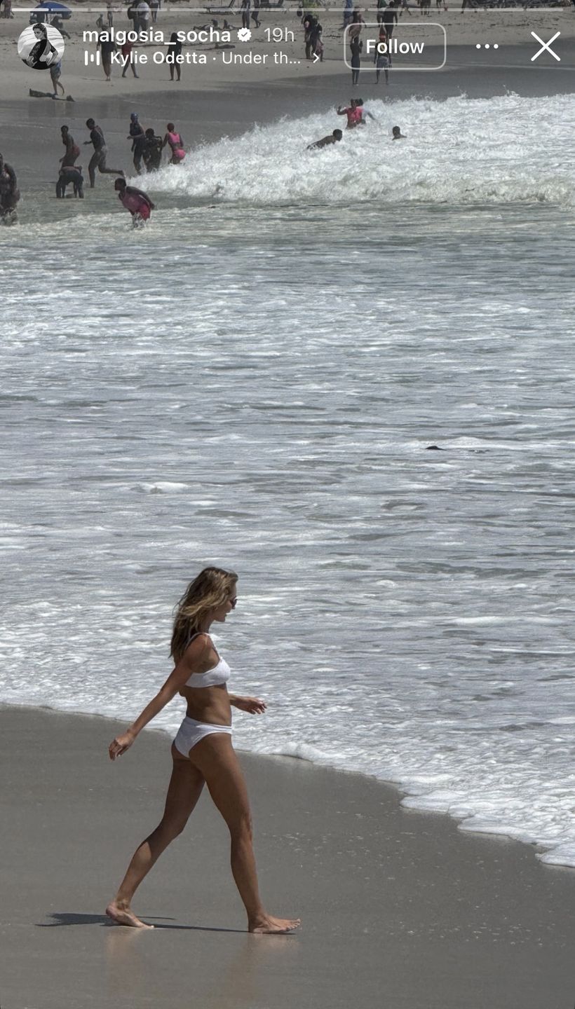 Małgorzata Socha w bikini na wakacjach