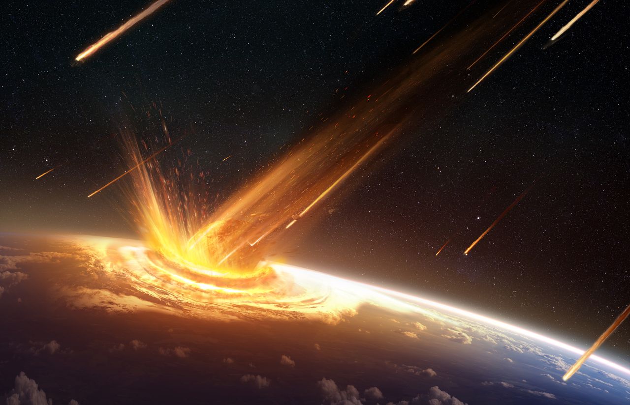 Asteroida, uderzenie asteroidy w Ziemię