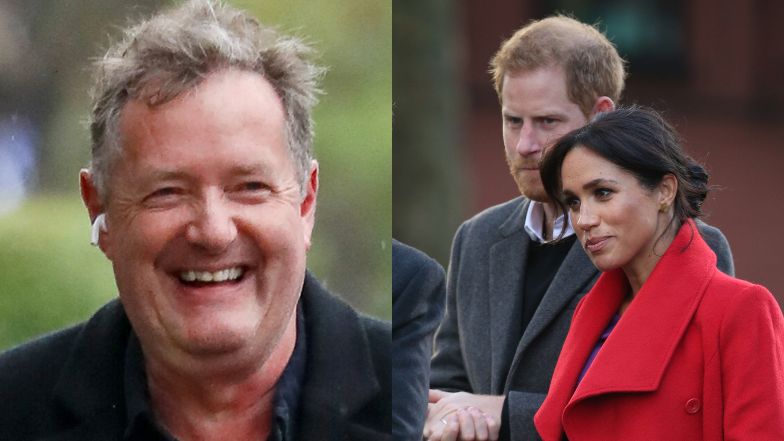 Piers Morgan twierdzi, że royalsi dziękowali mu za krytykę Meghan i Harry'ego