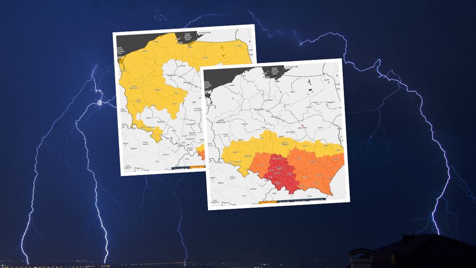 Czerwone alerty IMGW dla południa Polski