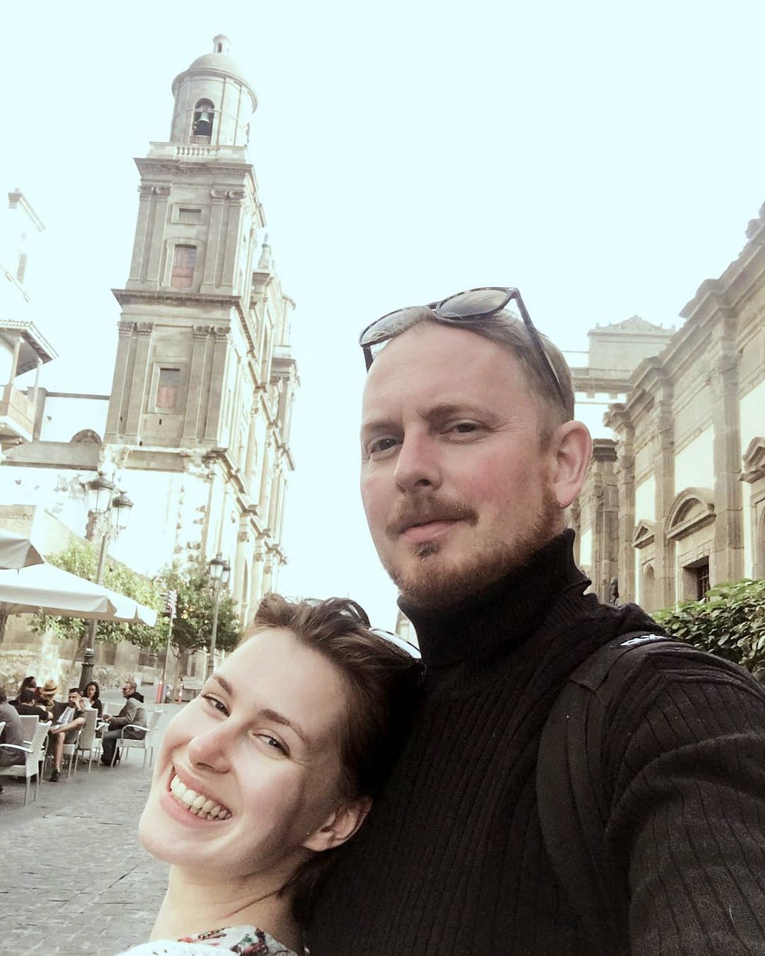 Anna Maria Sieklucka z partnerem