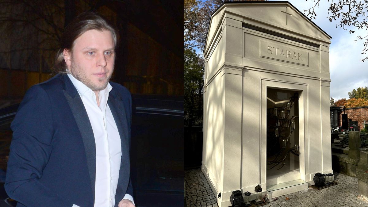 Tak wygląda grobowiec Piotra Woźniaka-Staraka