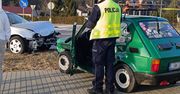 Świdnik: Maluch zderzył się z Toyotą. Dwie osoby ranne