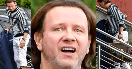"Pysiula" ze zbolałą miną dzielnie wypełnia obowiązki zawodowe (ZDJĘCIA)